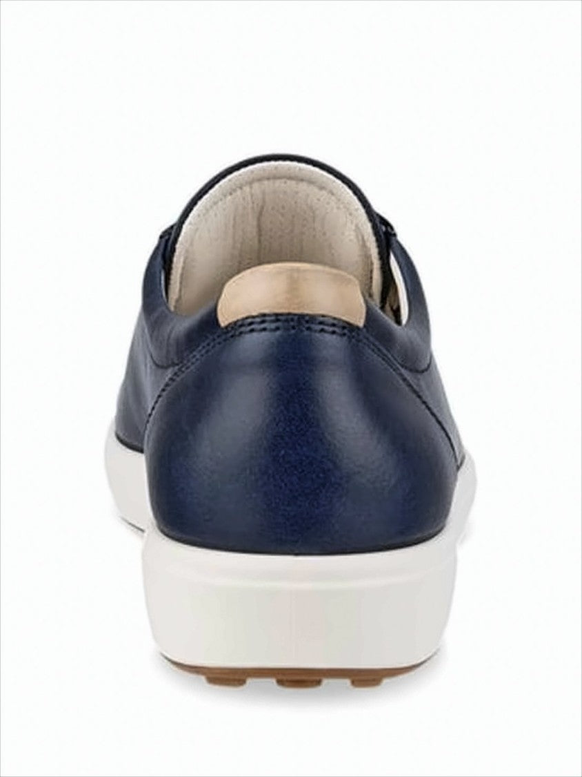 Ecco Low-Top Sneakers With Smooth Leather Upper