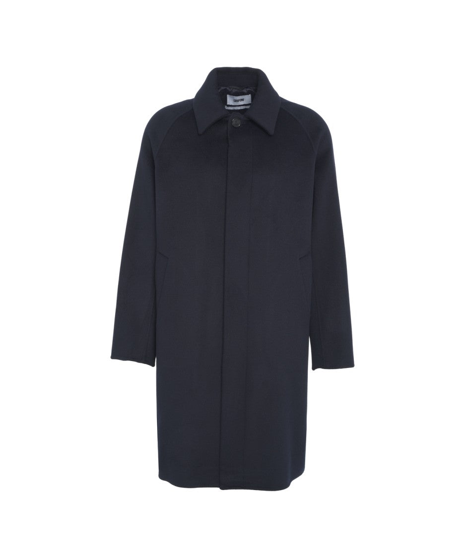 Grifoni Blue Tailored Wool Blend Grifoni Coat