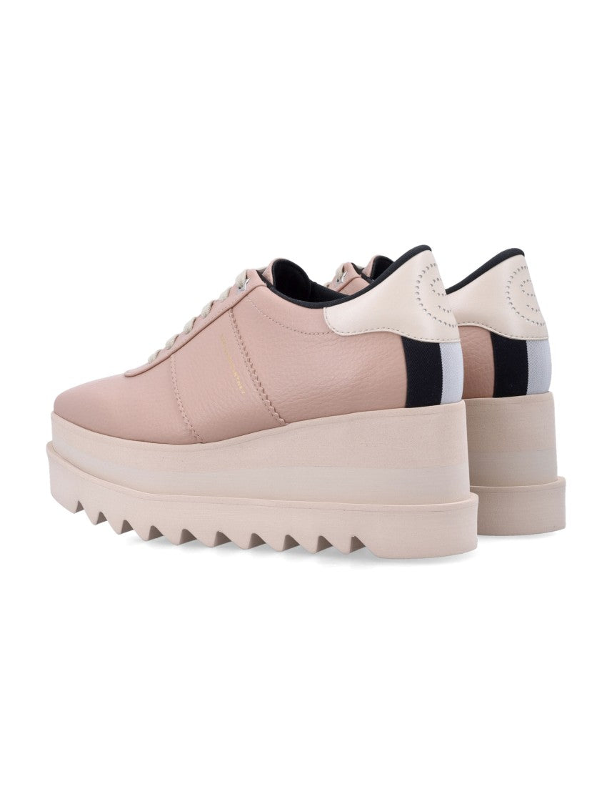 Stella Mccartney Sneak-Elyse Vegan Leather Platform Sneakers