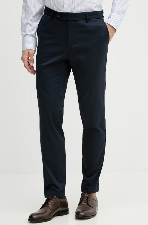 Boss Blue Genius Tu Buttoned Trousers Set