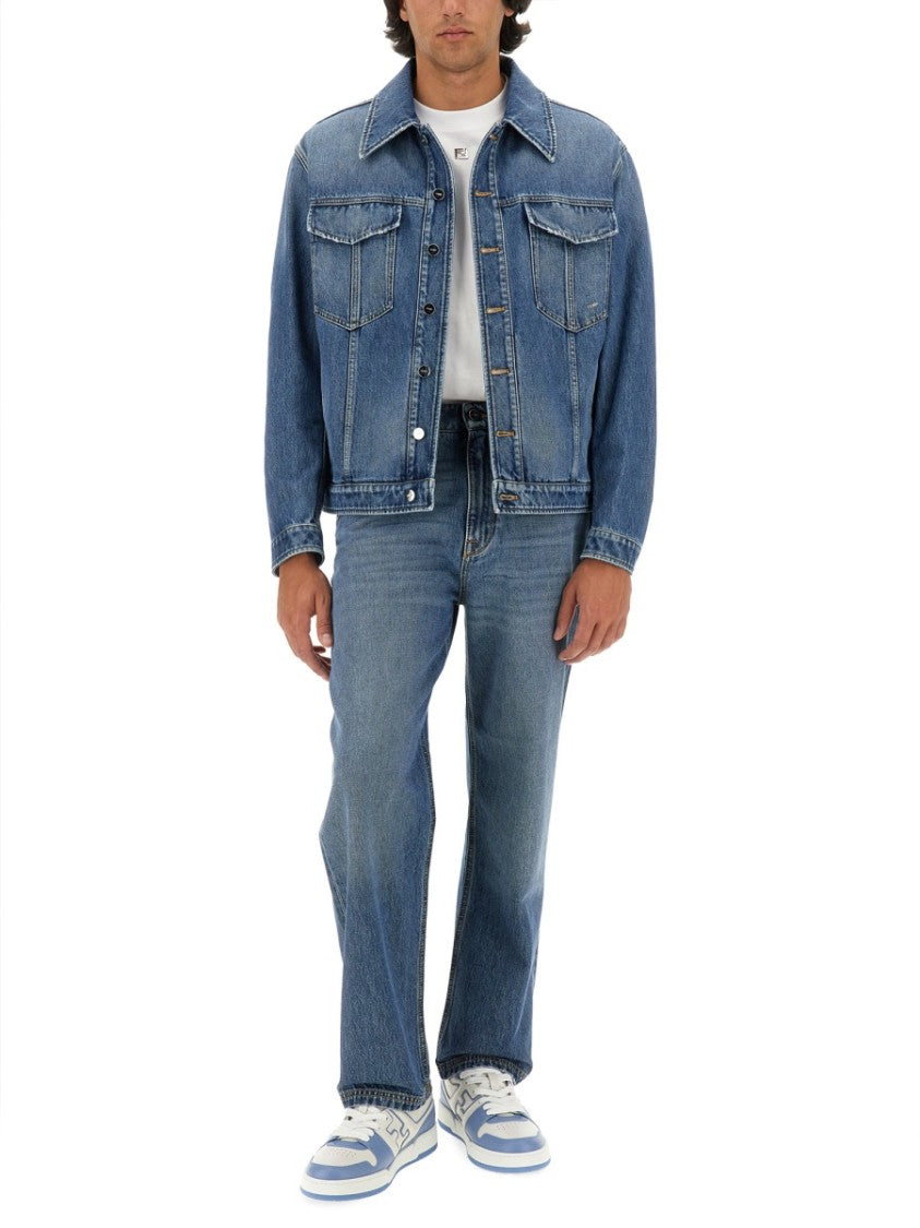 Fendi Classic Blue Denim Jacket