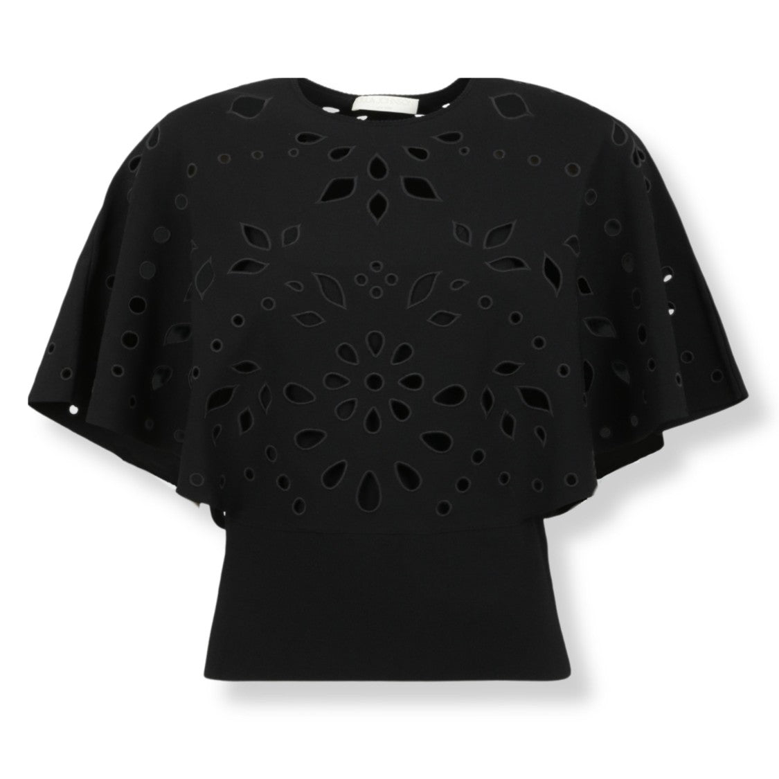 Ulla Johnson Cape Sleeve Knit Top With Textured Fabric And Relaxed Cut