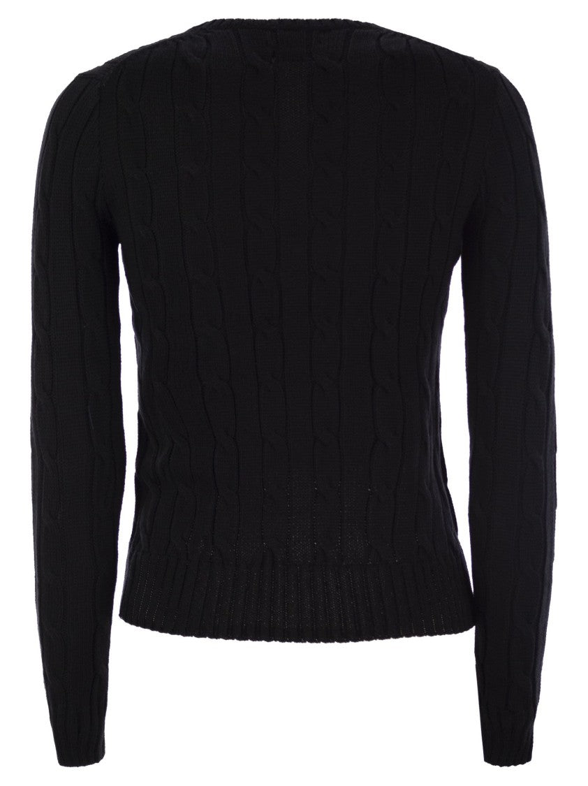 Polo Ralph Lauren Slim-Fit Cable Knit Sweater With Classic Design