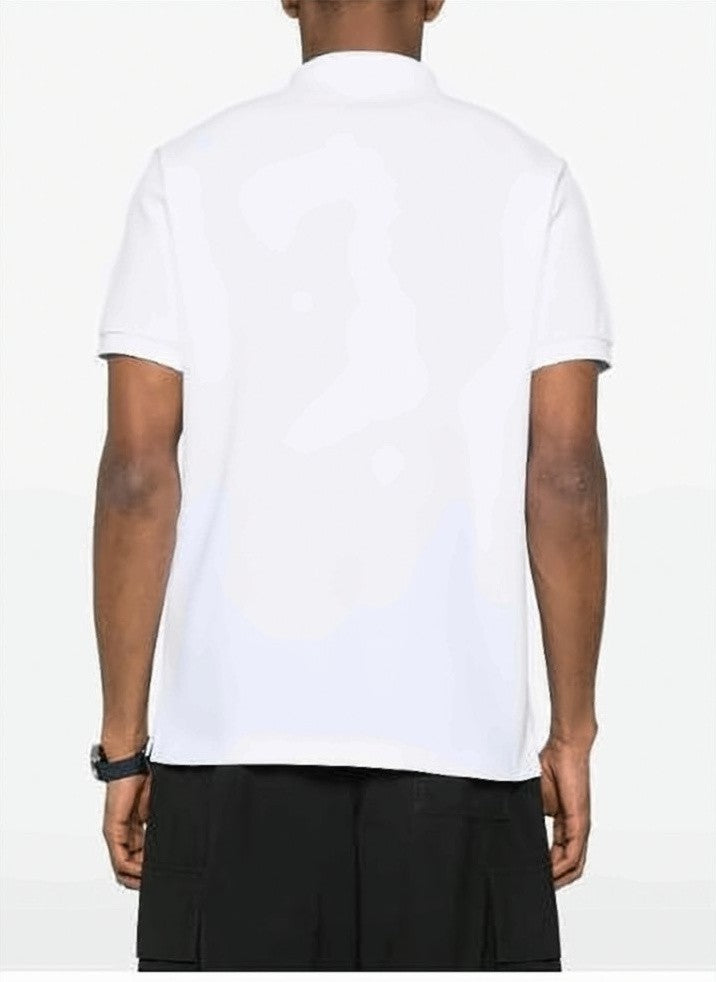 Stone Island Classic White Polo Shirt