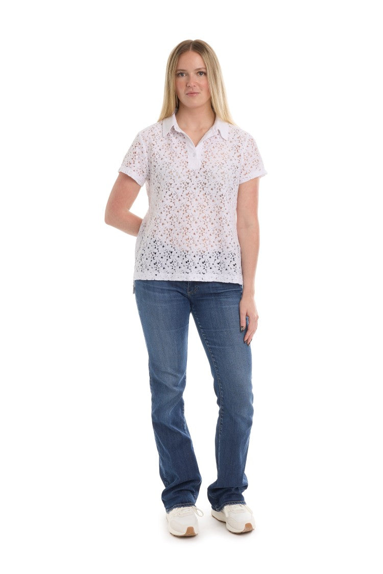 Wilt Short Sleeve Lace Polo