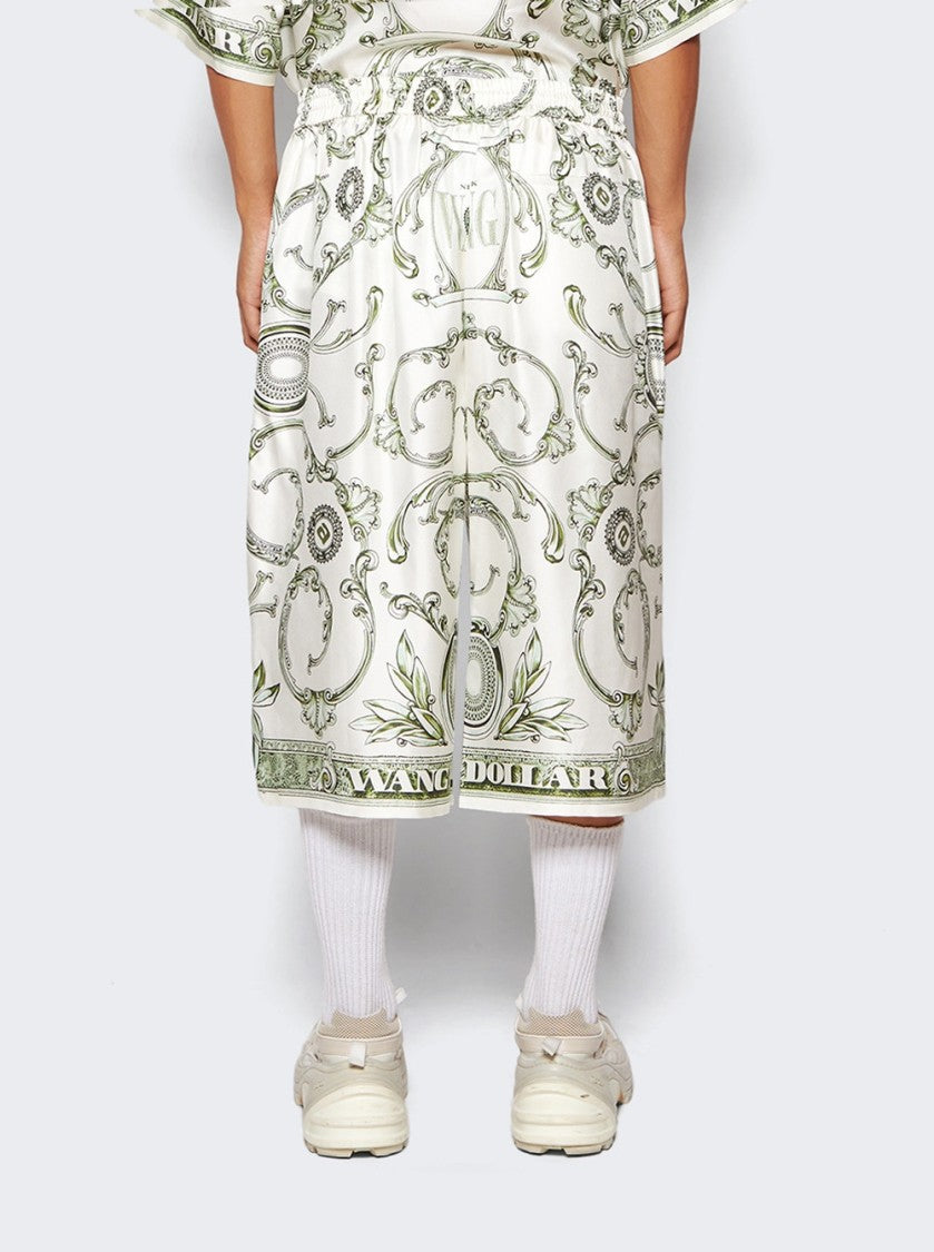 Alexander Wang Silk Money Print Boxer Shorts