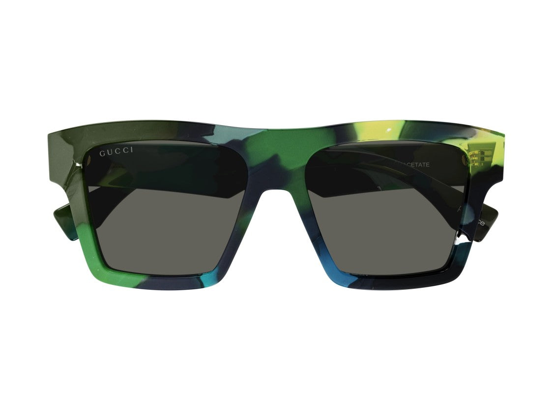 Gucci Gg1623s Marbled Oversized Square Sunglasses