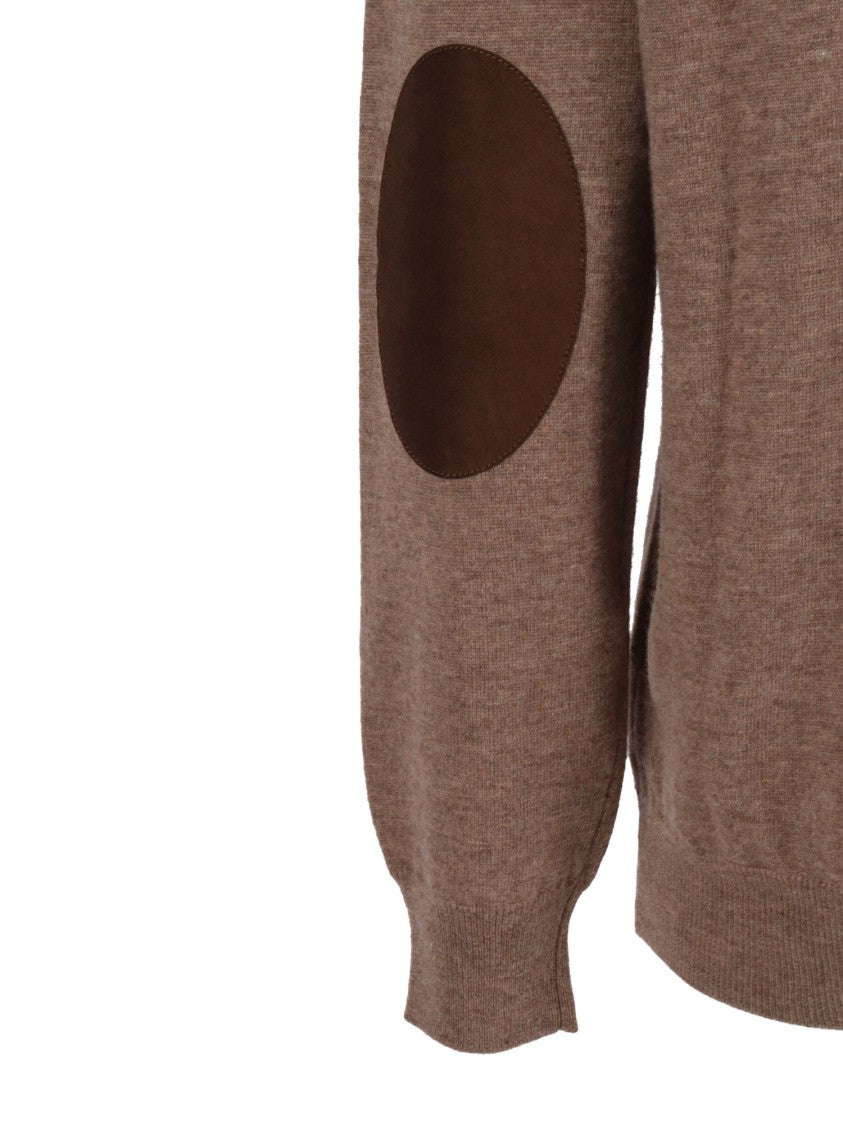Kangra Cashmere Textured Crew Neck Sweater