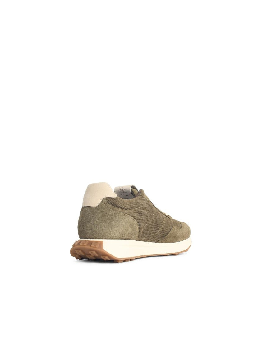 Hogan 'H601' Green Suede Sneakers