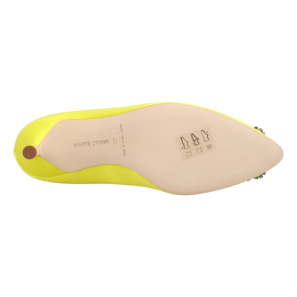 Manolo Blahnik Hangisi 070 Pump Yellow