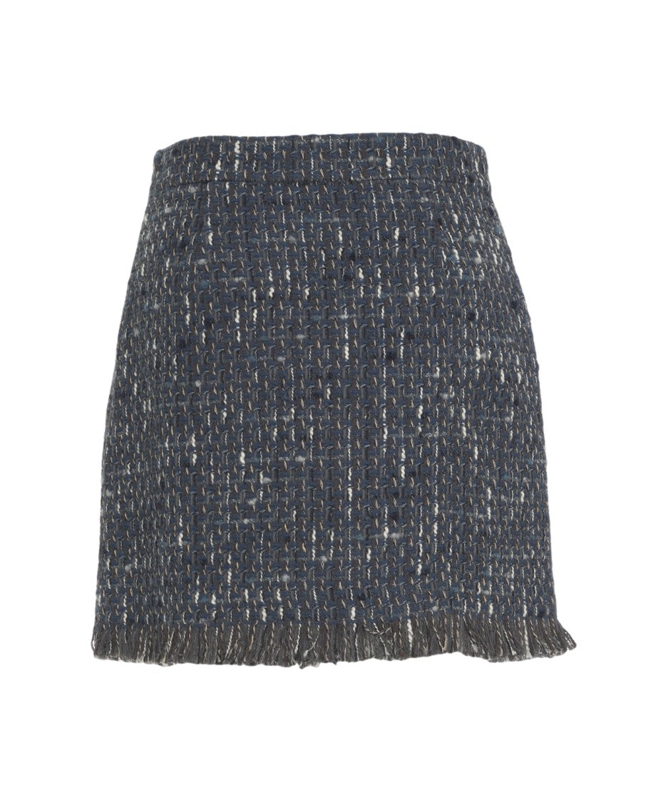 Liu Jo Textured Bouclé Mini Skirt