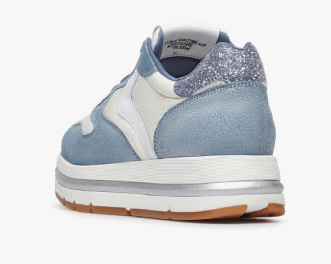 Voile Blanche Blue Low-Top Sneakers