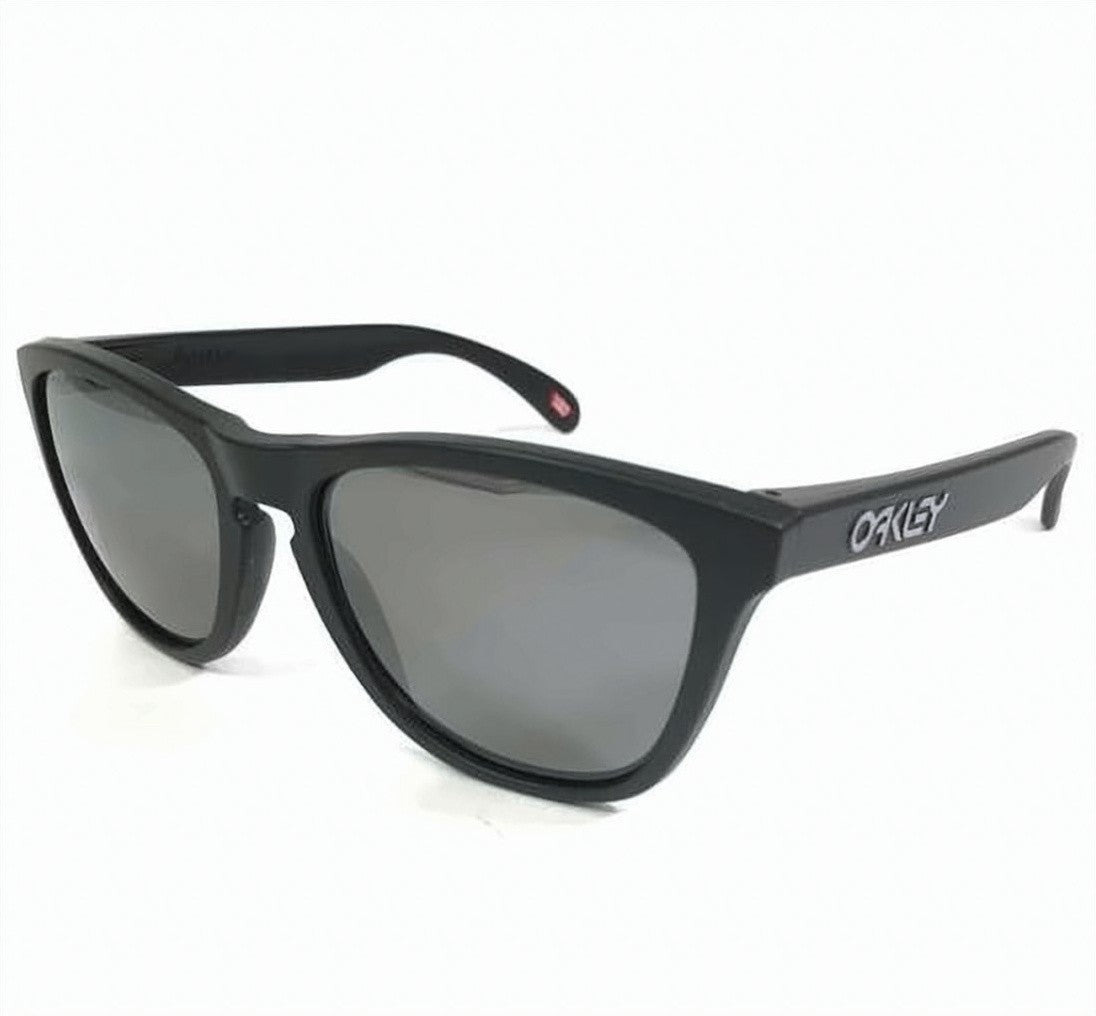 Oakley Matte Black Wayfarer Sunglasses With Bold Logo