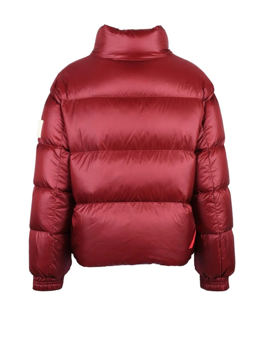 After Label Red Polyamide Down Jacket