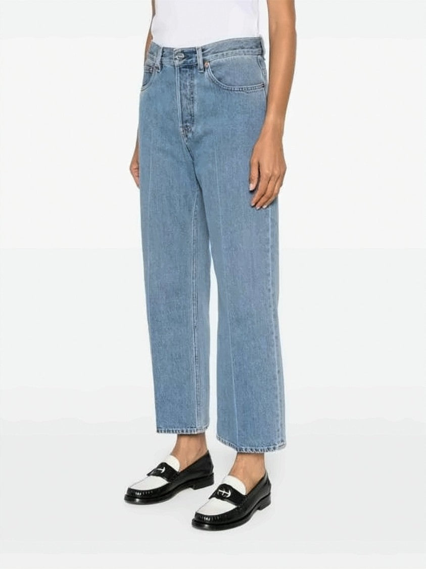 Gucci Cropped Straight-Leg Denim Pants