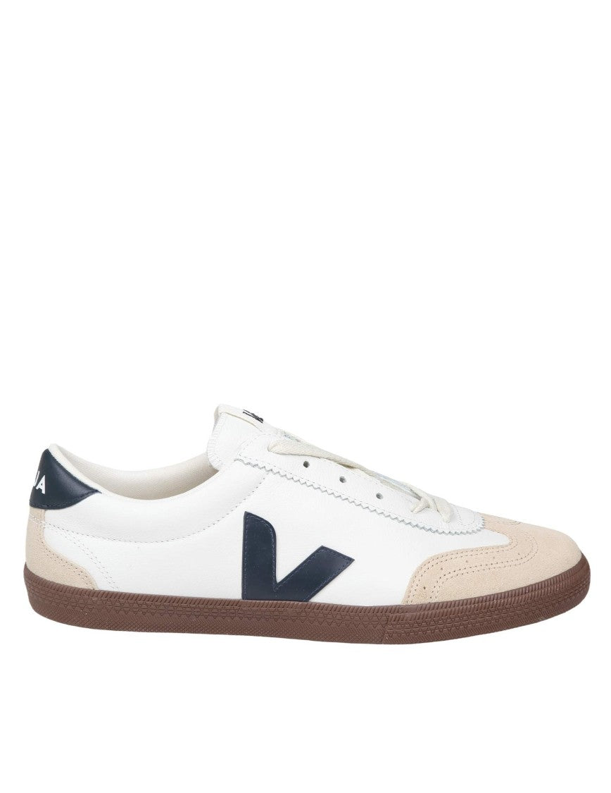 Veja Volley Sneakers In Leather With Suede Details