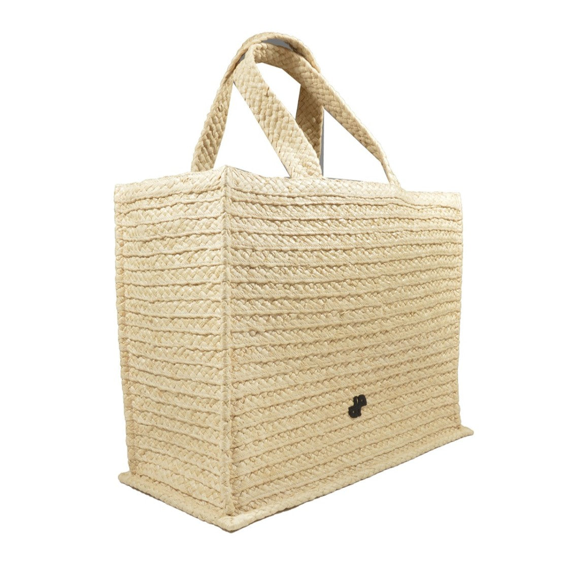 Patou Vanilla Raffia Tote Bag