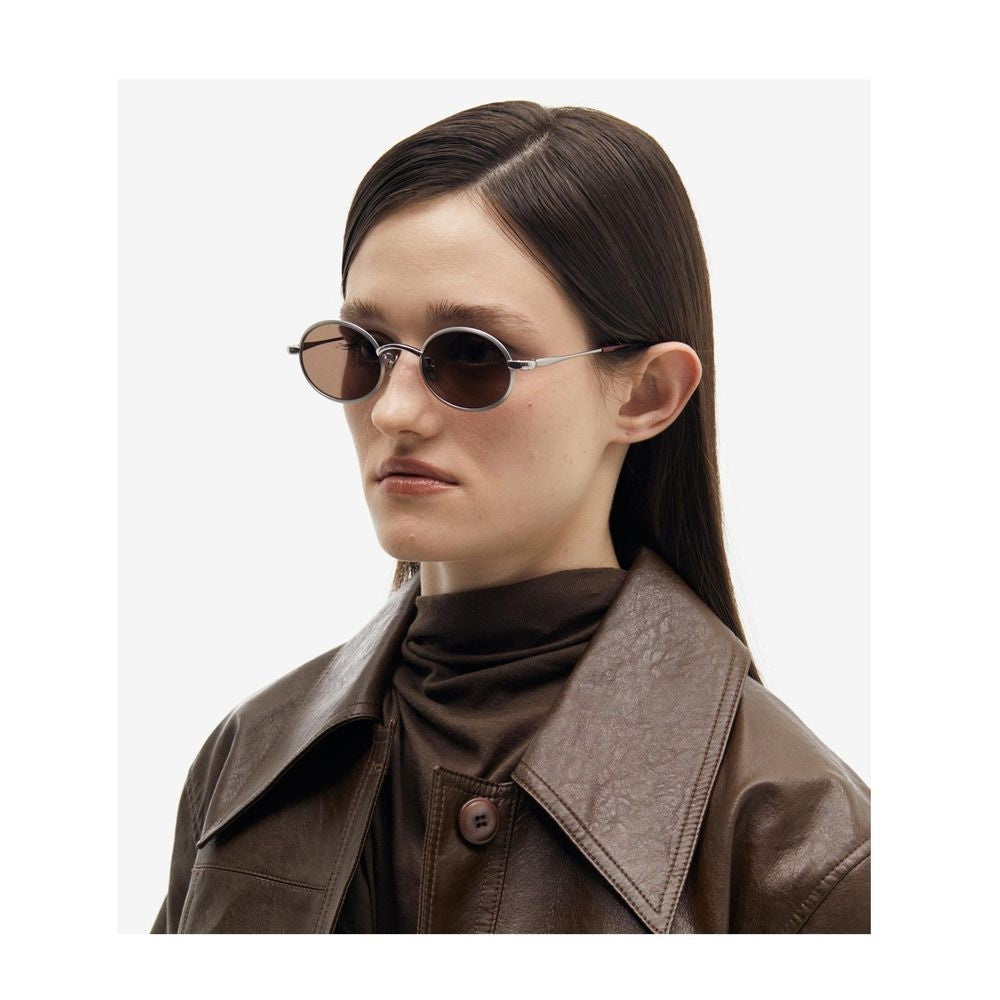 Projekt Produkt P11 Clcc7 Oval Titanium Sunglasses