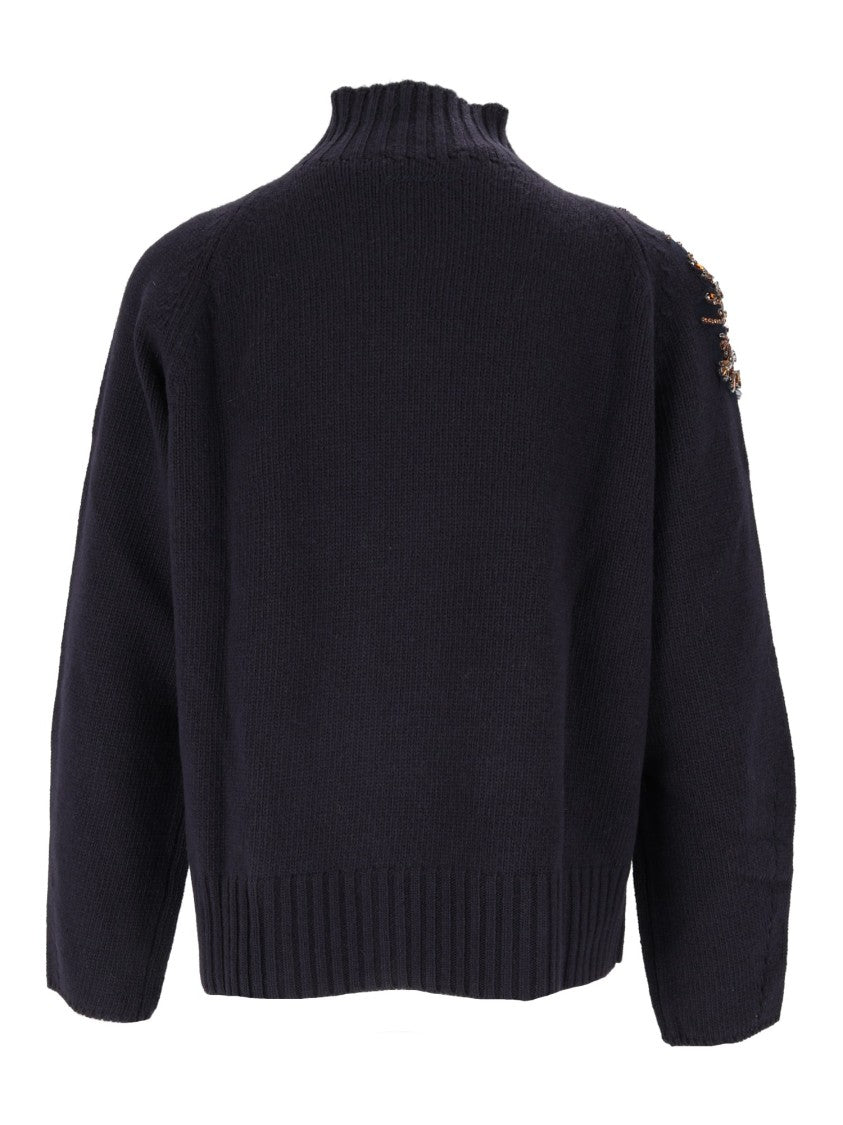 Ermanno Scervino Maglia High Neck Knitted Sweater
