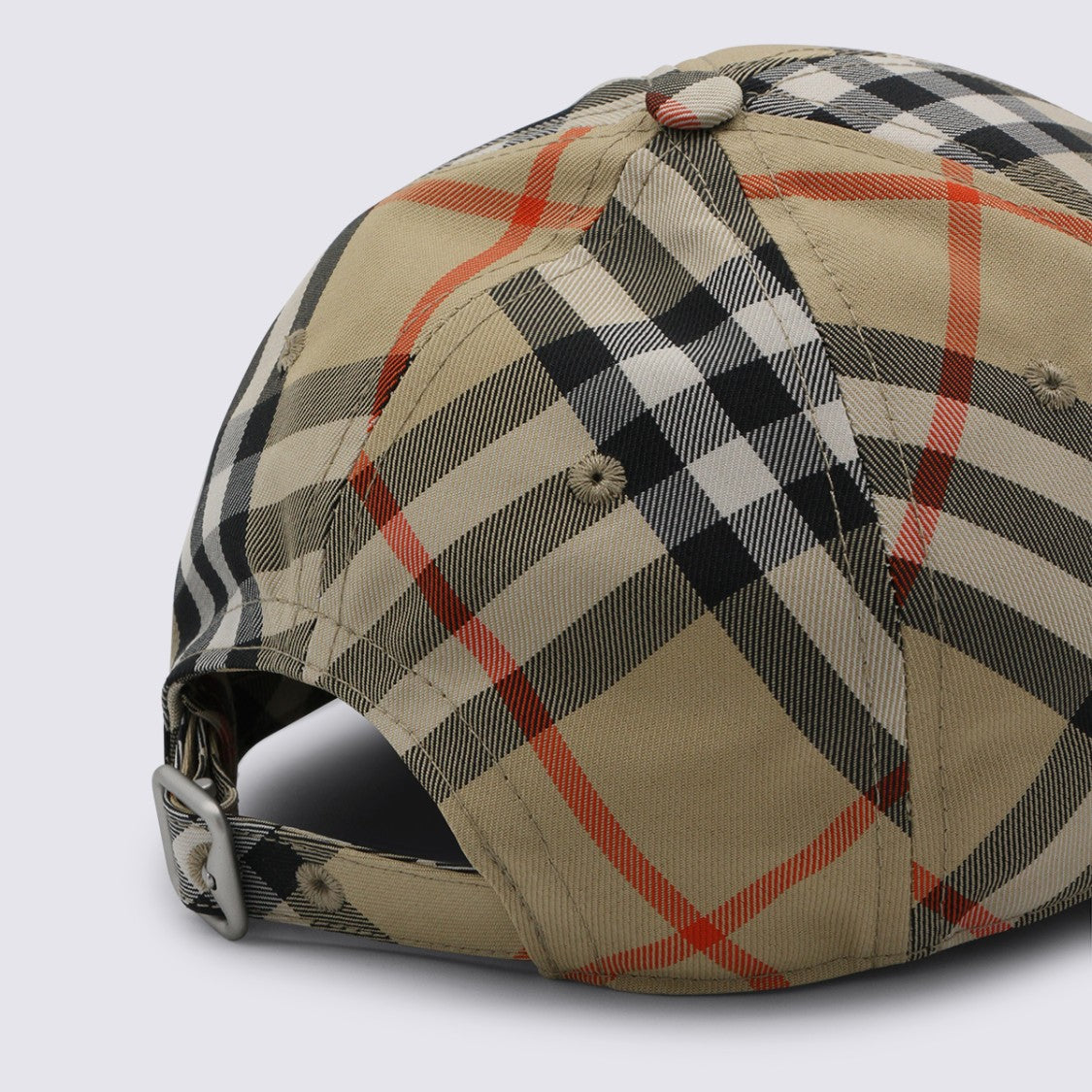 Burberry Beige Logo-Detail Hat