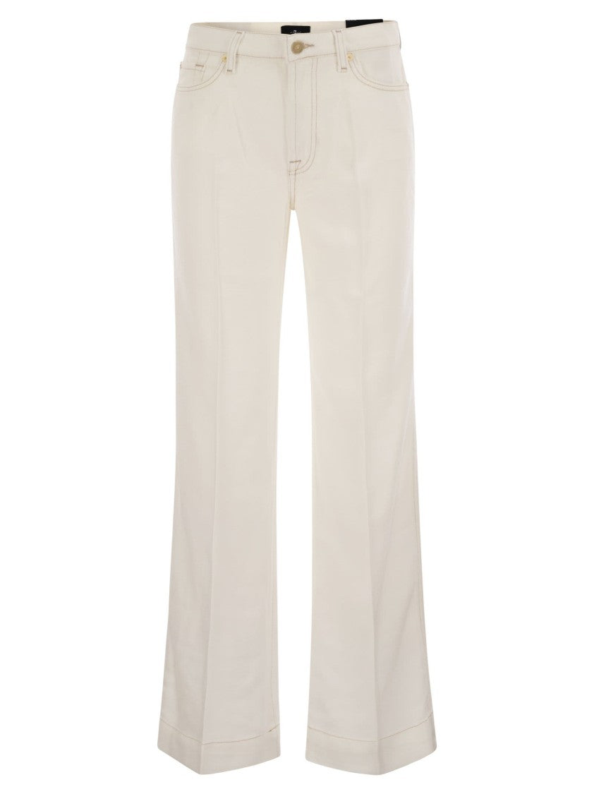 7 For All Mankind Modern Dojo Tailorless - High Waisted Flared Jeans