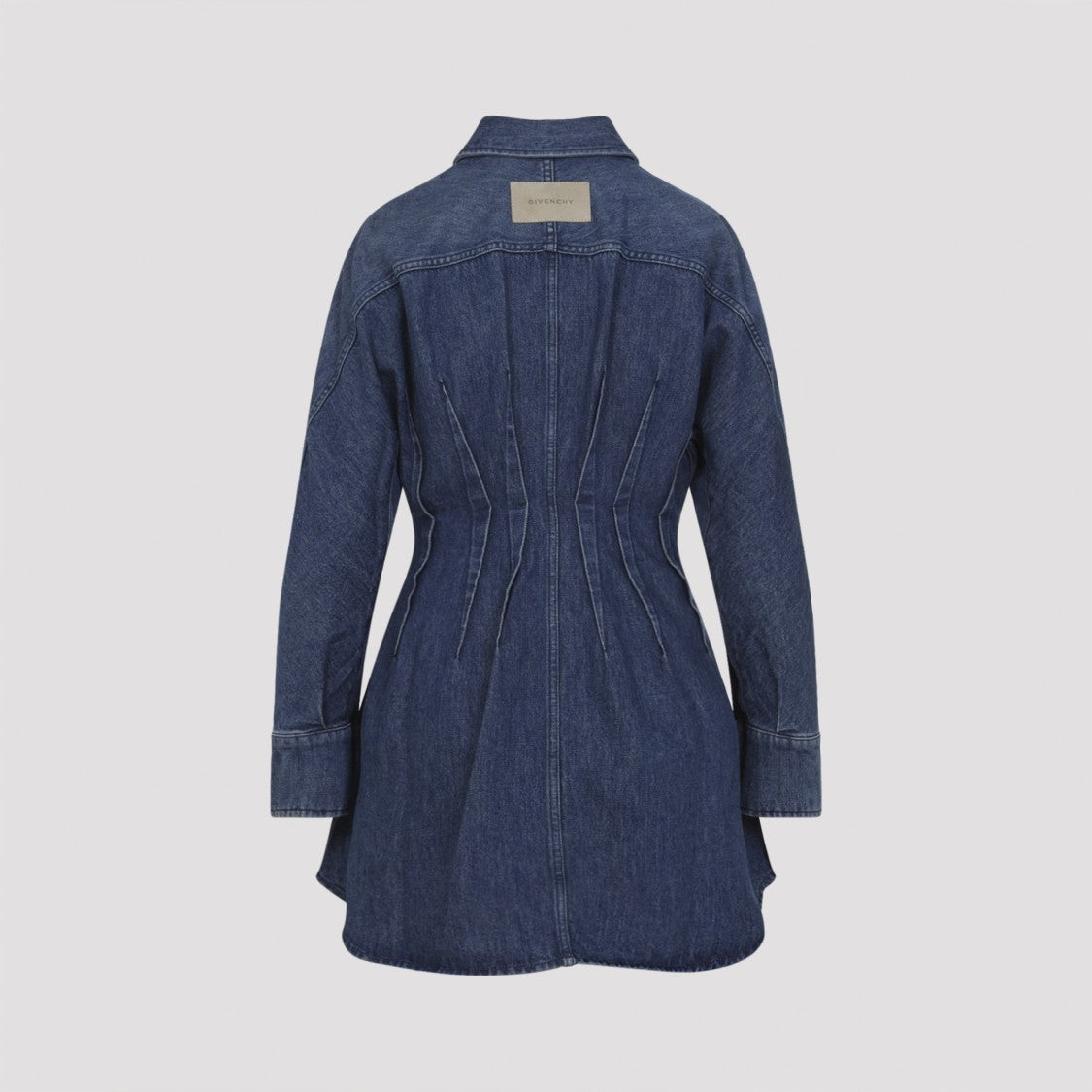 Givenchy Structured Denim Dress With Fitted Waist