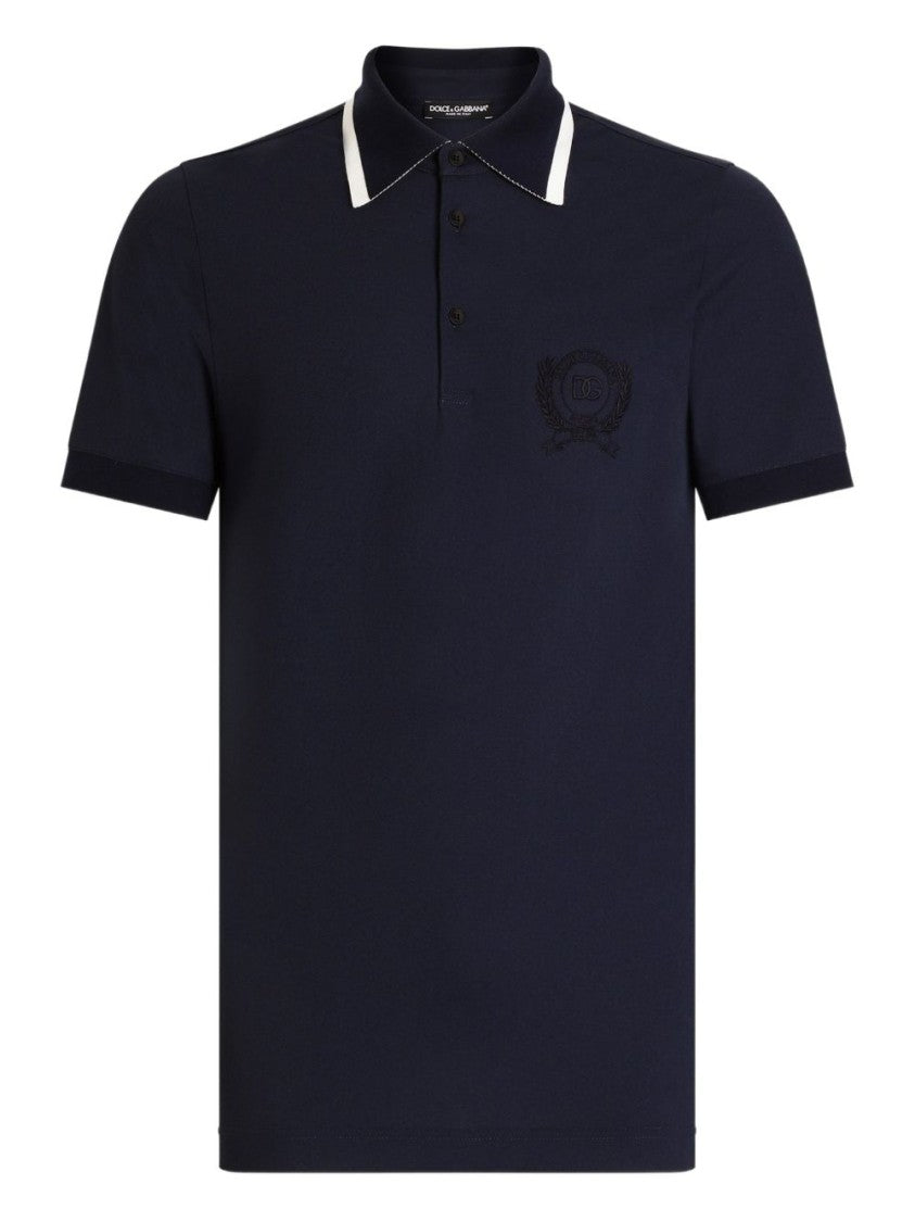 Dolce & Gabbana Short-Sleeve Polo Shirt