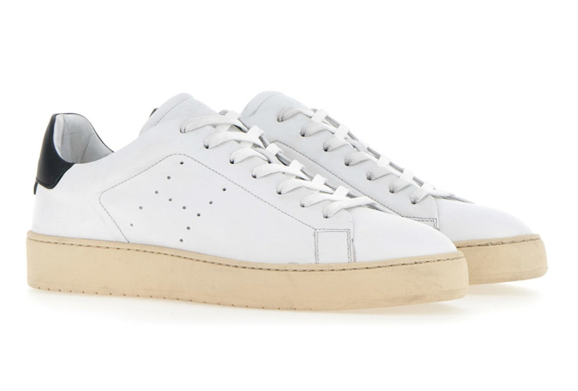 Hogan Minimalist White Leather Sneakers
