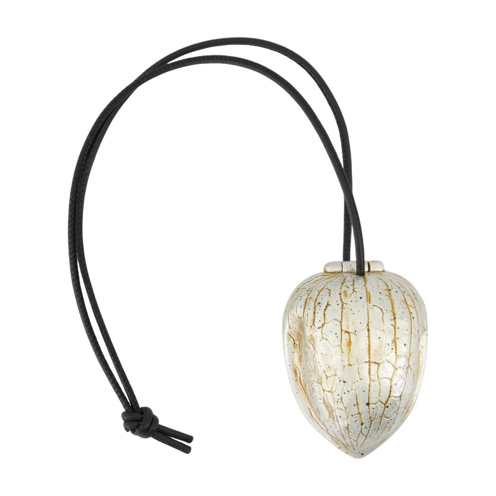 J. W. Anderson Walnut-Shaped Keyring With Textured Surface And Gold Detailing