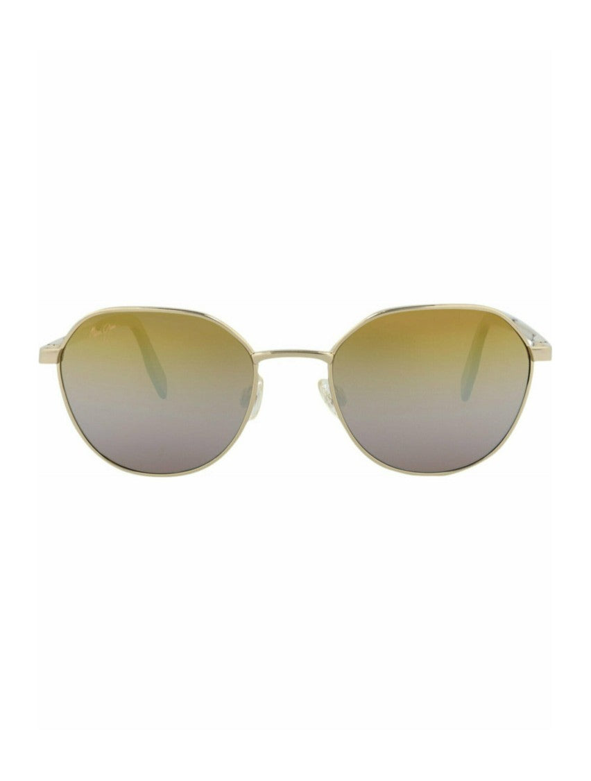 Maui Jim Round-Frame Monel Sunglasses