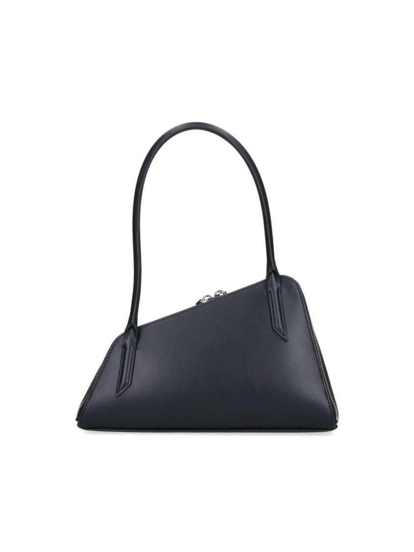 The Attico Elongated Triangular Handbag With Structured Silhouette