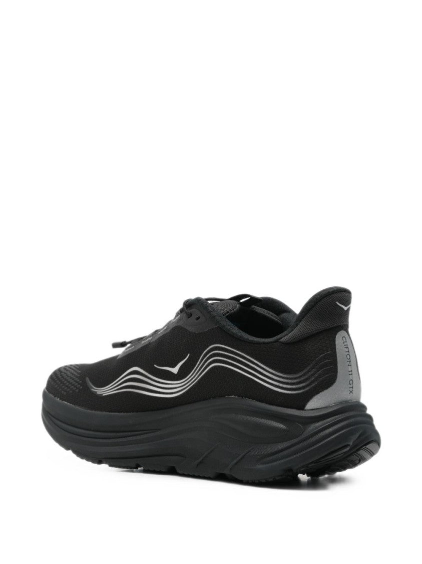 Hoka Clifton 11 Gtx Wide Quick-Lace Athletic Sneakers