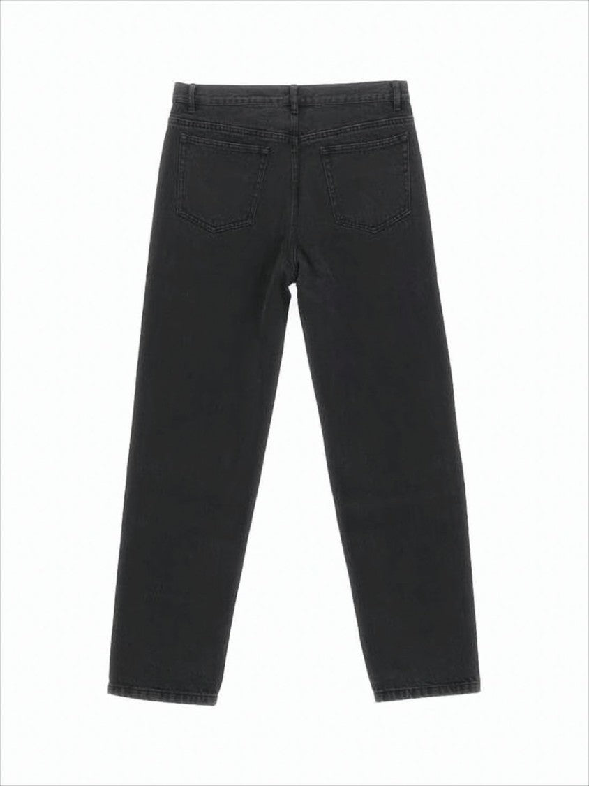 A.P.C. Straight-Leg Black Denim Pants