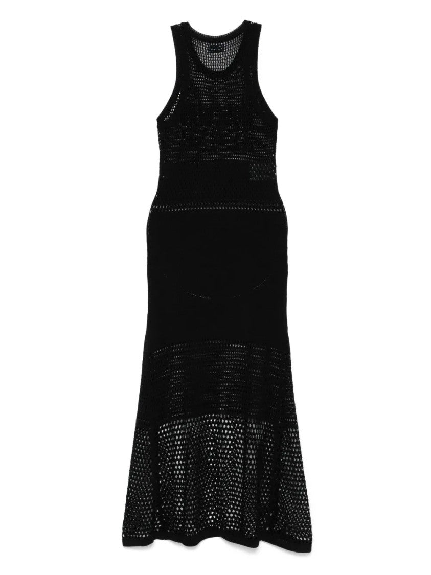 Moschino Timeless Fitted Bodice Dress With Flared Skirt