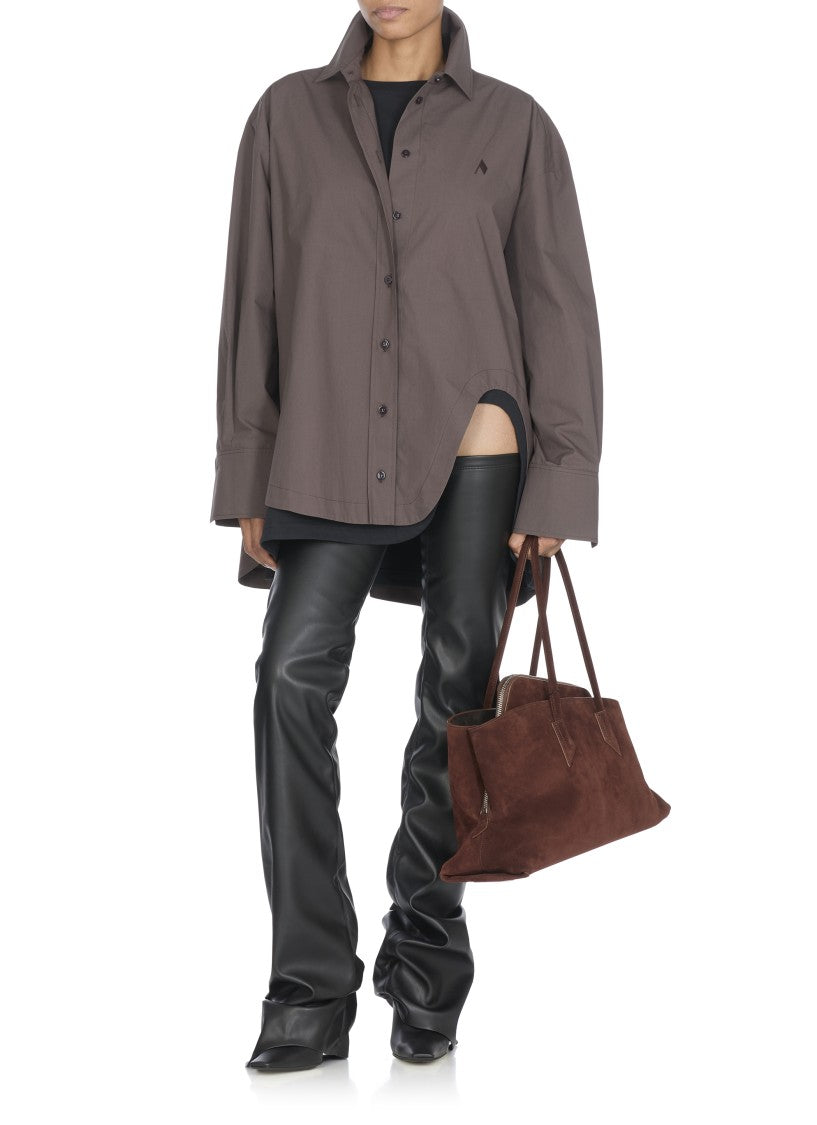 The Attico Brown Cotton Shirt