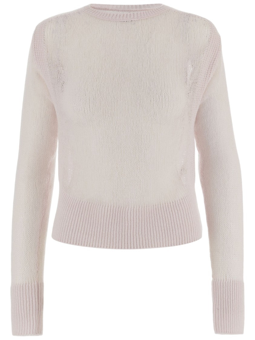 Sa Su Phi Cashmere Sweater With Ribbed Detailing