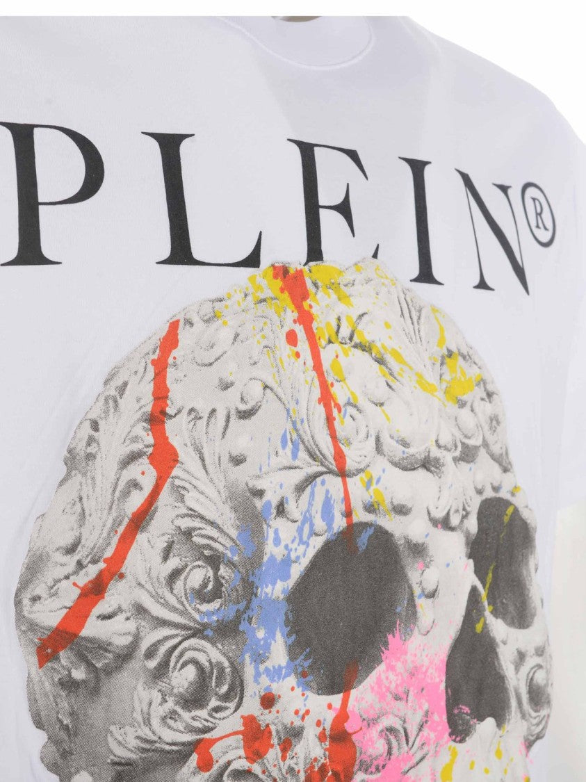 Philipp Plein T-Shirt Round Neck Ss Skull