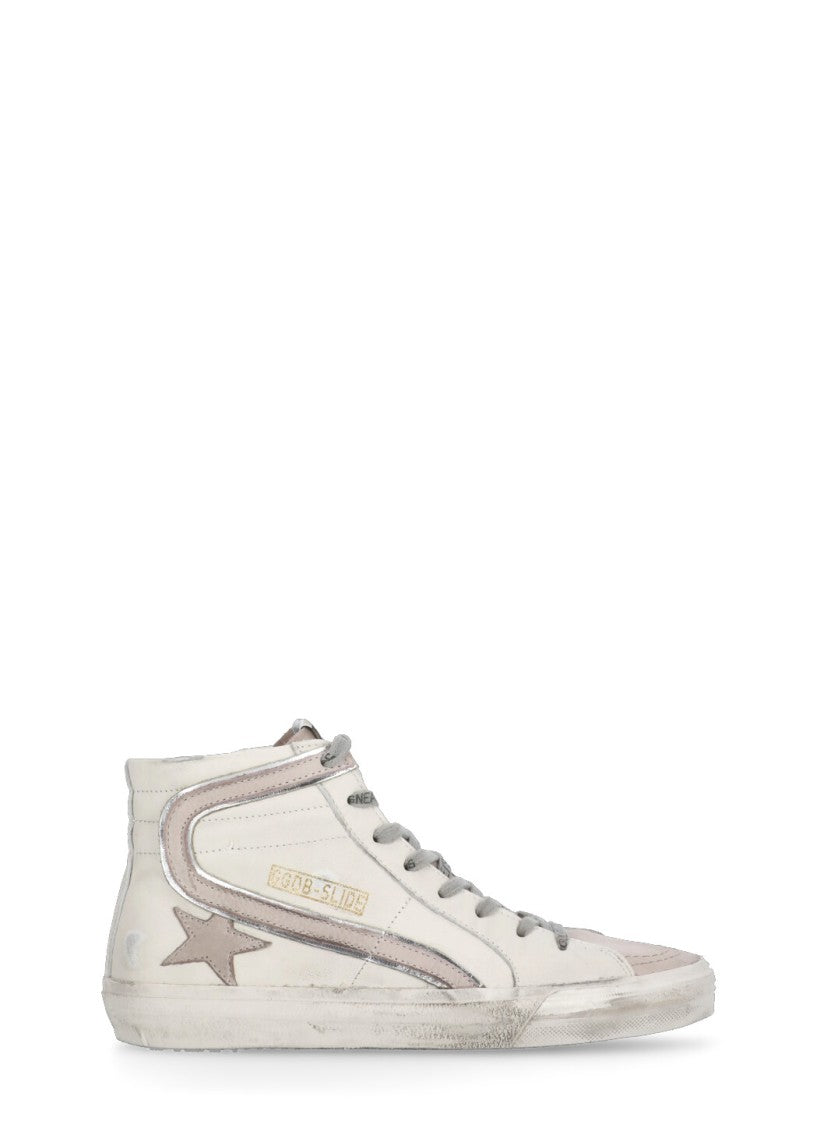 Golden Goose Beige Slide Classic Sneakers