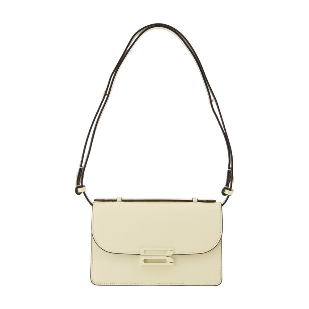 Victoria Beckham Tonal Mini Dorian Crossbody - Leather - White