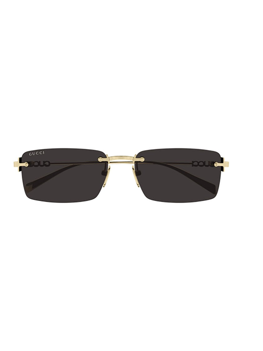 Gucci Rimless Rectangular Sunglasses
