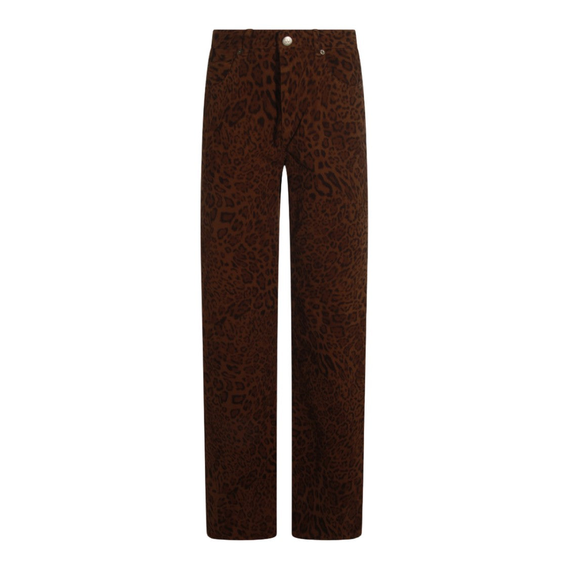 Twin-Set Straight-Leg Jeans With High Waist