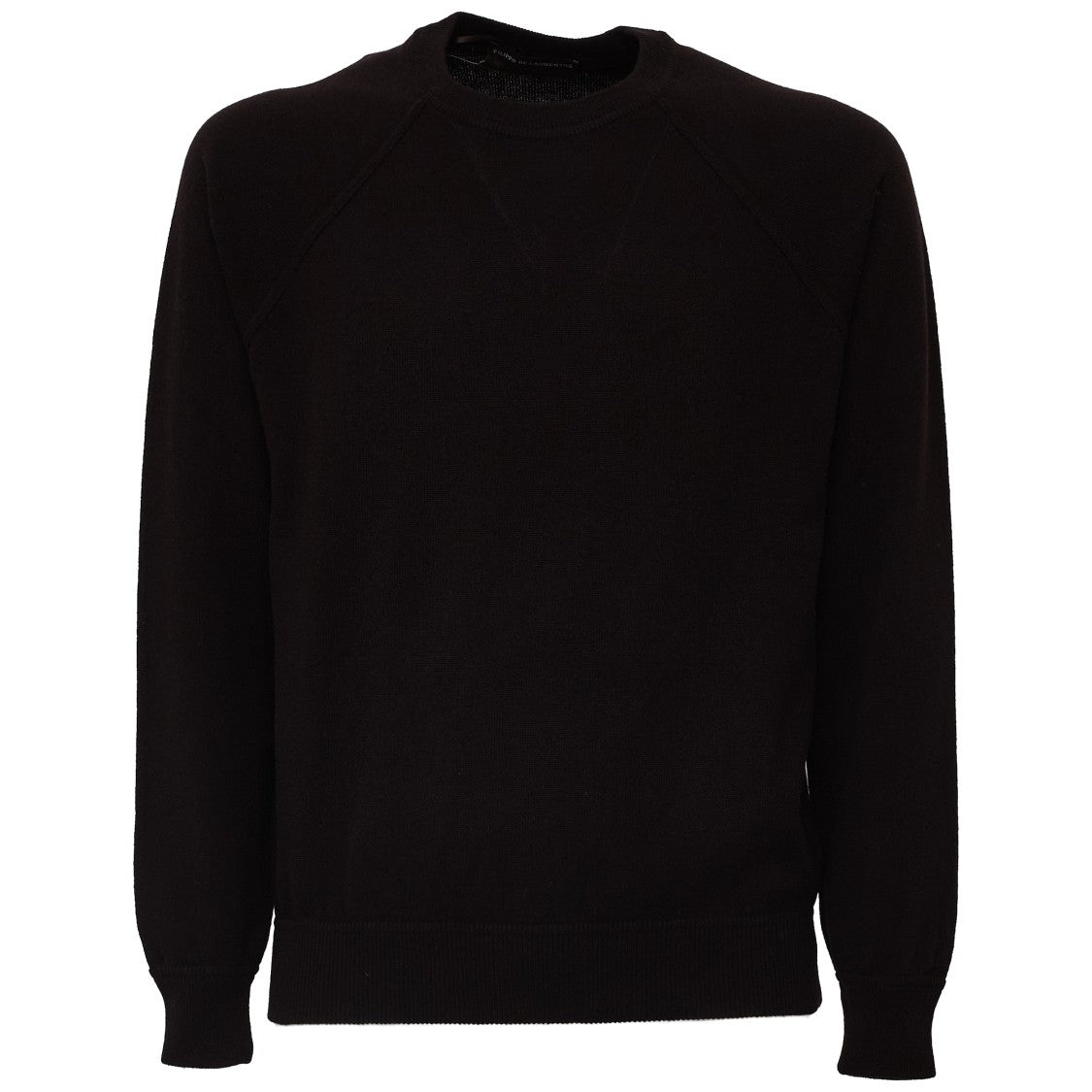 Filippo De Laurentiis Wool Cashmere Raglan Sleeve Crewneck Sweater