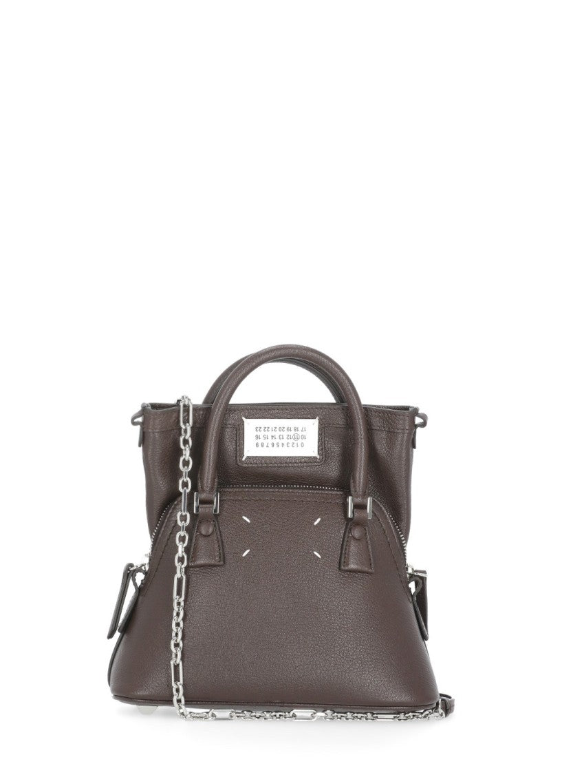 Maison Margiela Structured Micro Hand Bag With Iconic Contrast Stitching