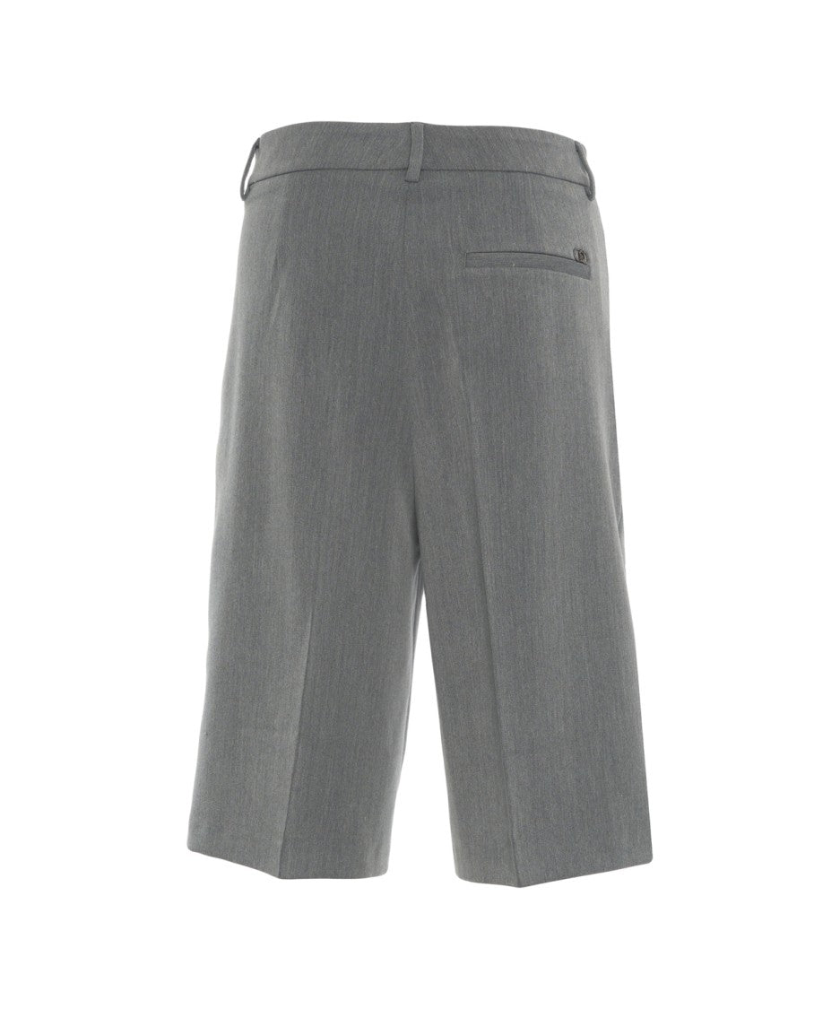 Liu Jo Tailored Bermuda Shorts With Pleated Front