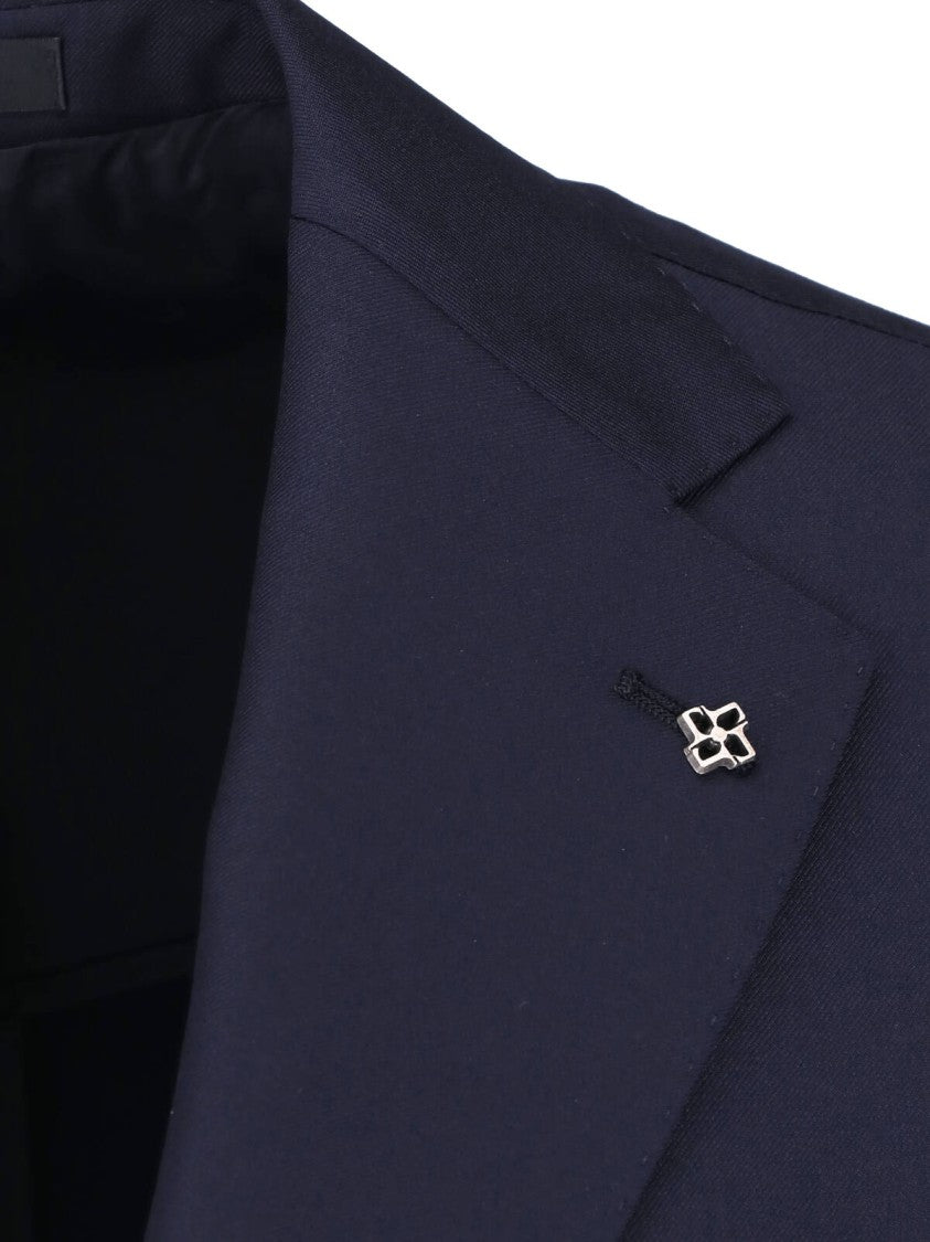 Tagliatore Refined Single-Breasted Suit In Virgin Wool By Tagliatore