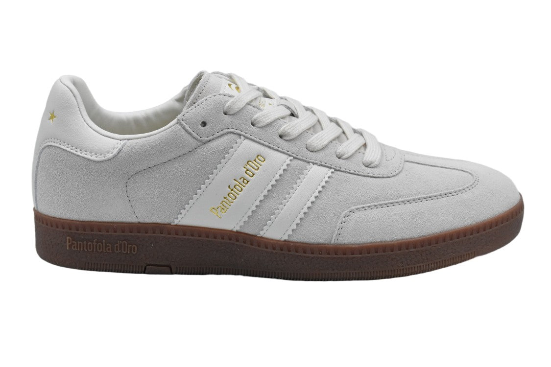 Pantofola D'oro Blue Leather Suede Rubber Sole Sneakers