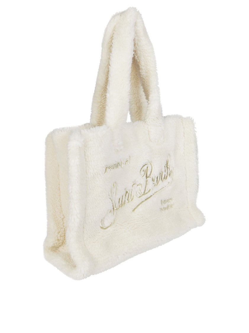 Mc2 Saint Barth Teddy Jacket With Bold Logo Detail