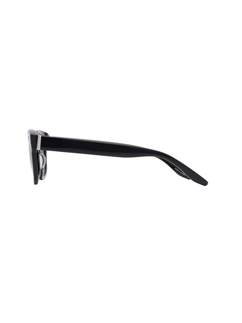 Barton Perreira Demarco Classic Rectangular Sunglasses With Dark Green Lenses