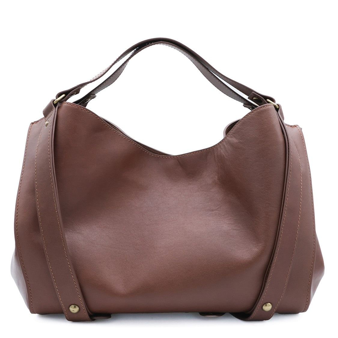 Diesel Soft-Structured Handbag With Antique Gold-Tone Hardware