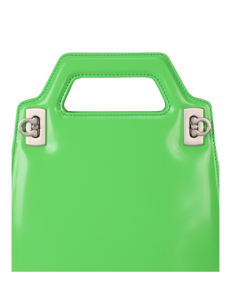 Ferragamo Micro Wanda Patent Leather Shoulder Bag